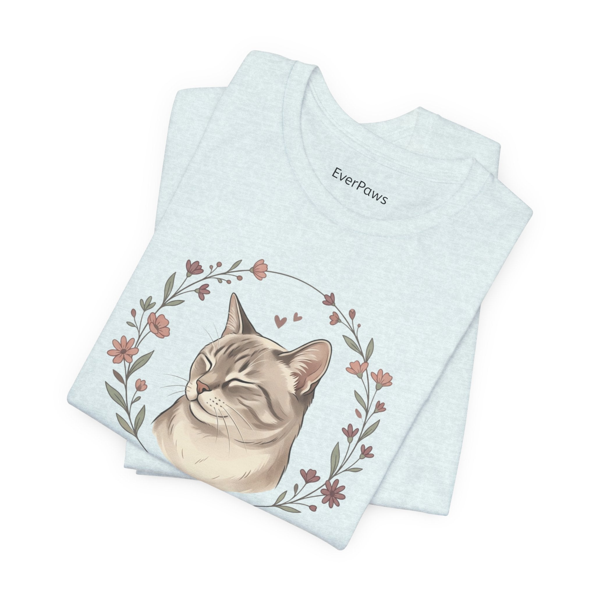 Cat Memorial T‑Shirt — "Forever in My Paws" - Personalized