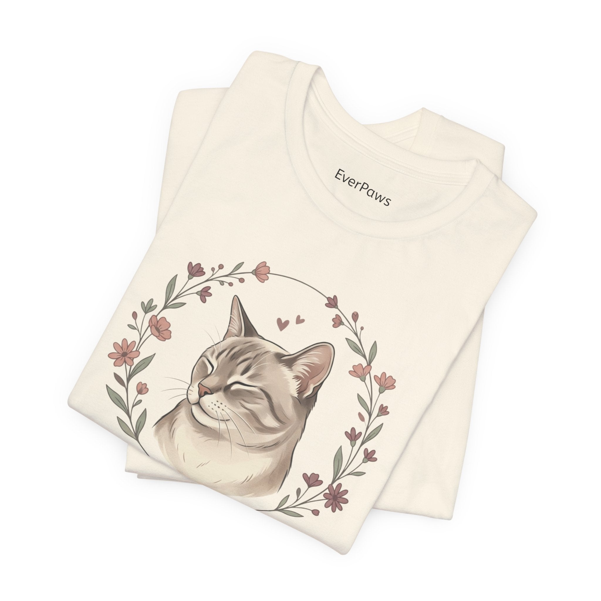 Cat Memorial T‑Shirt — "Forever in My Paws" - Personalized