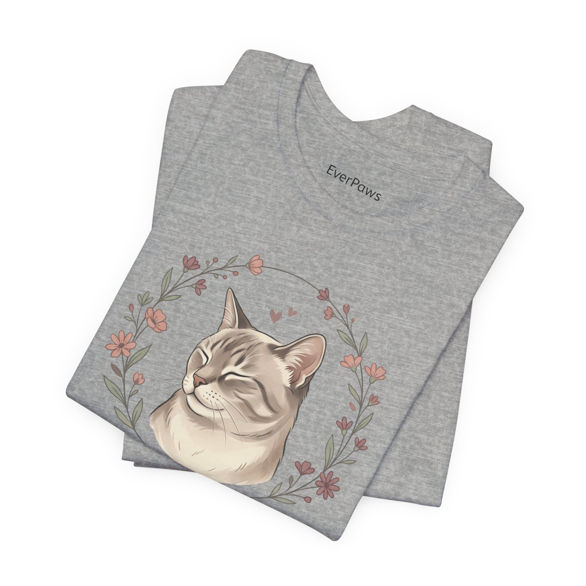 Cat Memorial T‑Shirt — "Forever in My Paws" - Personalized