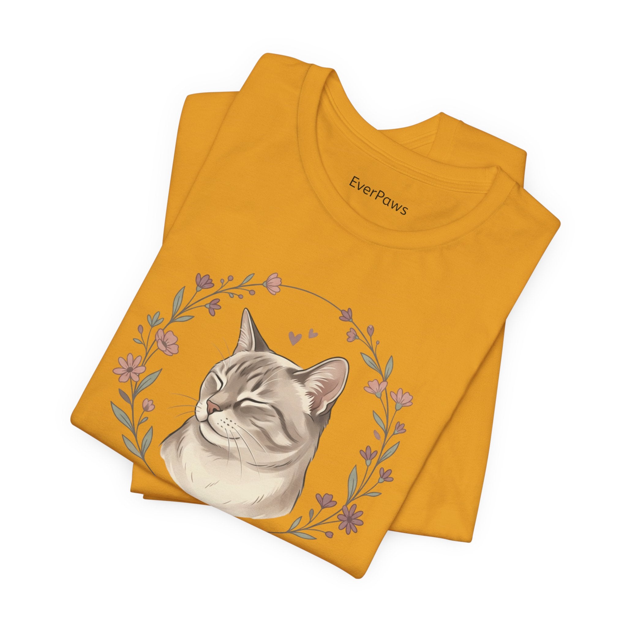 Cat Memorial T‑Shirt — "Forever in My Paws" - Personalized
