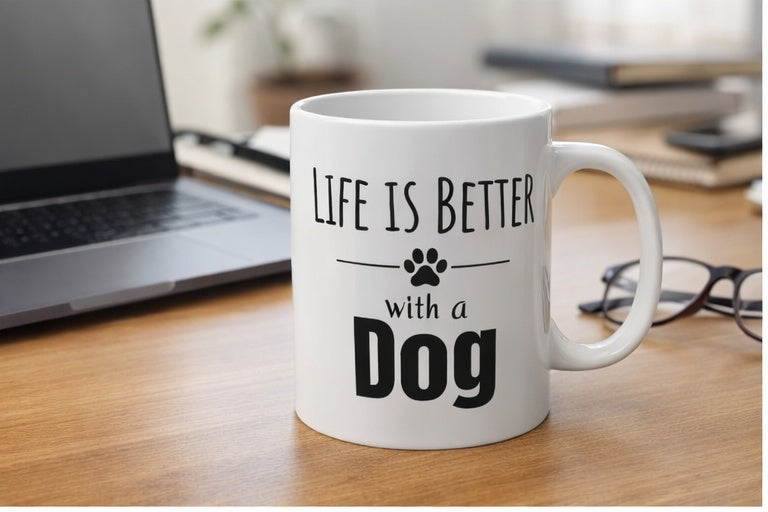 Life Is Better with a Dog Mug (11 oz)