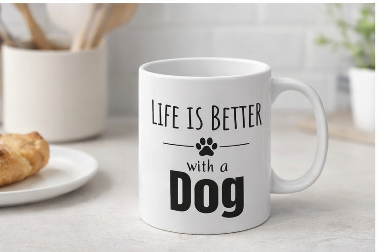 Life Is Better with a Dog Mug (11 oz)