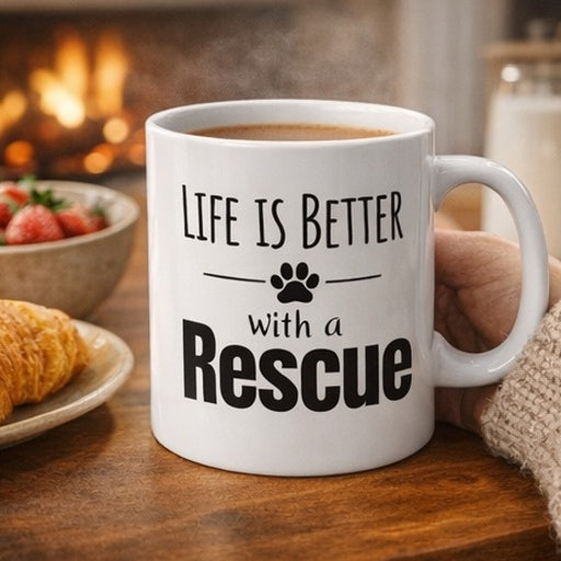 Life is Better with a Rescue Mug (11 oz)