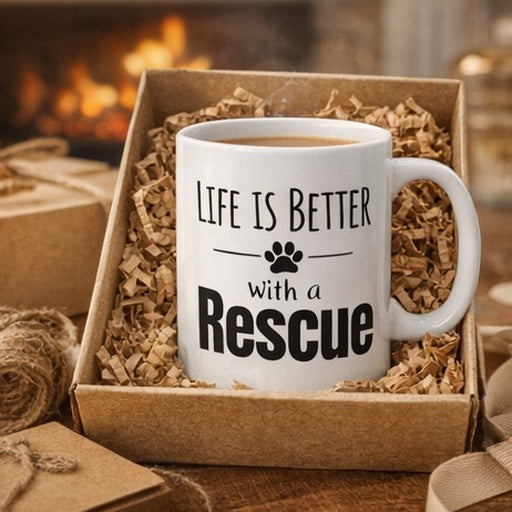Life is Better with a Rescue Mug (11 oz)