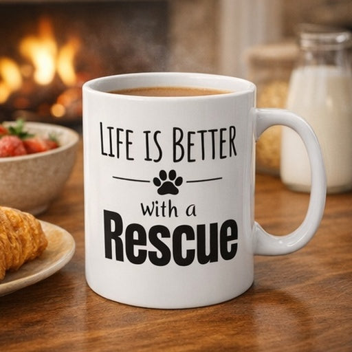 Life is Better with a Rescue Mug (11 oz)