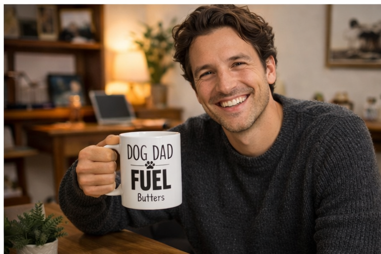 Dog Dad Fuel Mug — Personalized