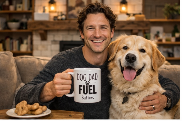 Dog Dad Fuel Mug — Personalized