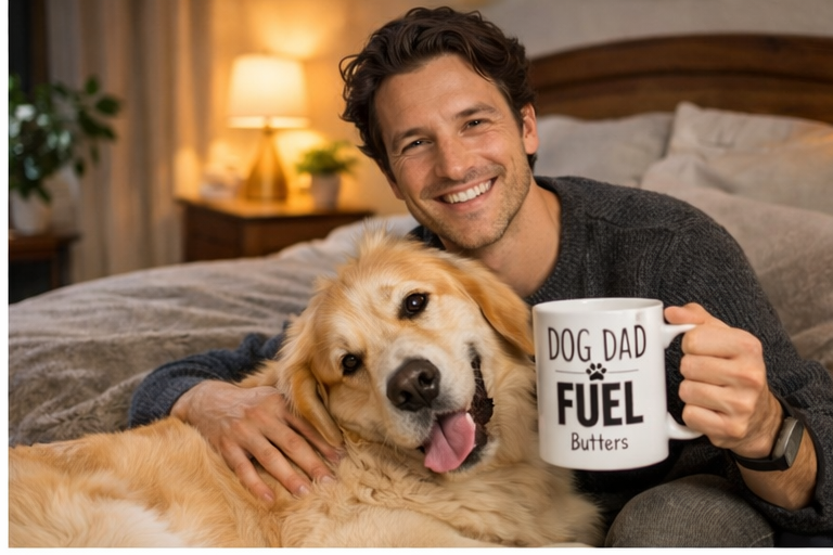 Dog Dad Fuel Mug — Personalized