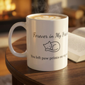 Cat Memorial Mug — "Forever in My Heart" - Personalized