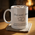 Cat Memorial Mug — "Sleep Sweet Little One" - Personalized