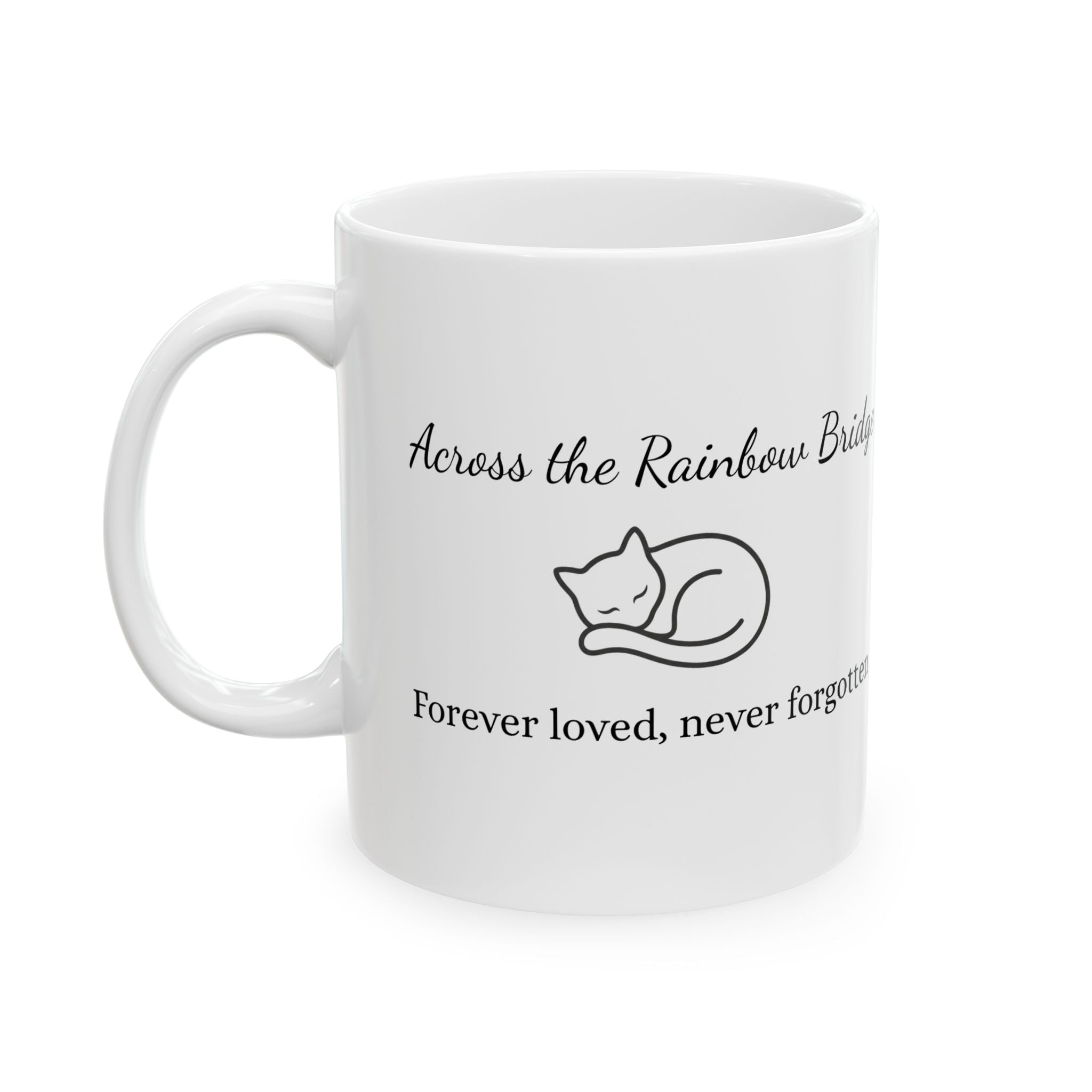 Cat Memorial Mug — "Sleep Sweet Little One" - Personalized