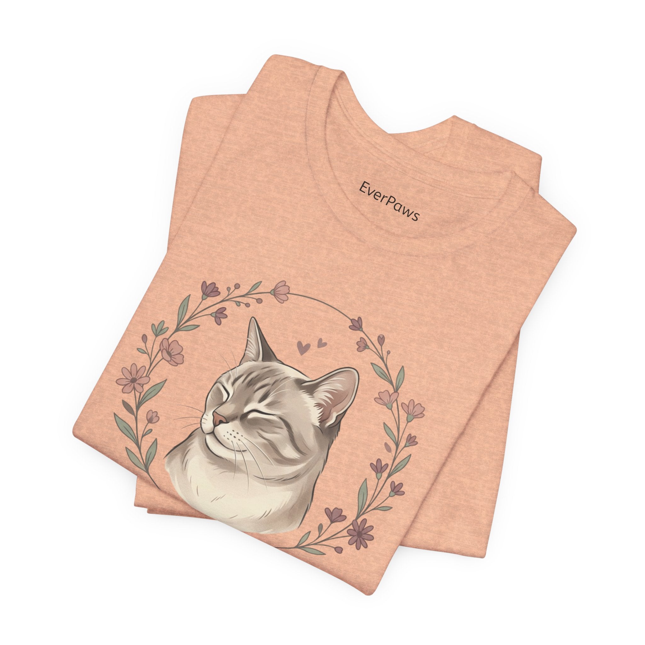 Cat Memorial T‑Shirt — "Forever in My Paws" - Personalized