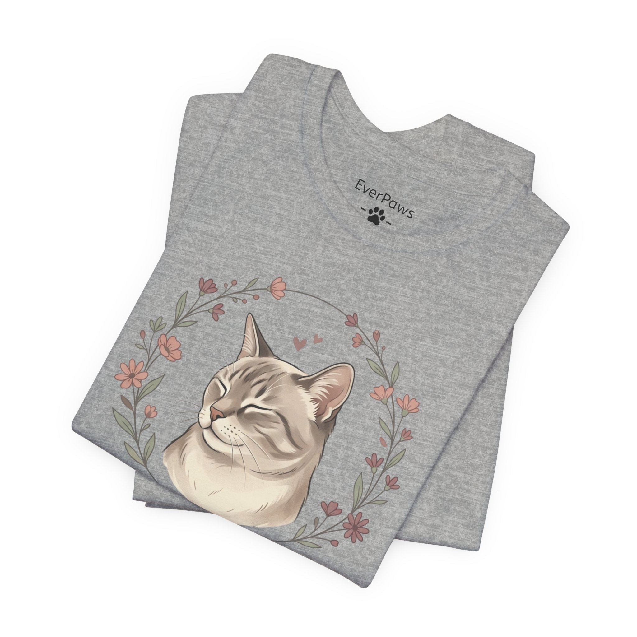 Cat Memorial T‑Shirt — "Forever in My Paws" - Personalized